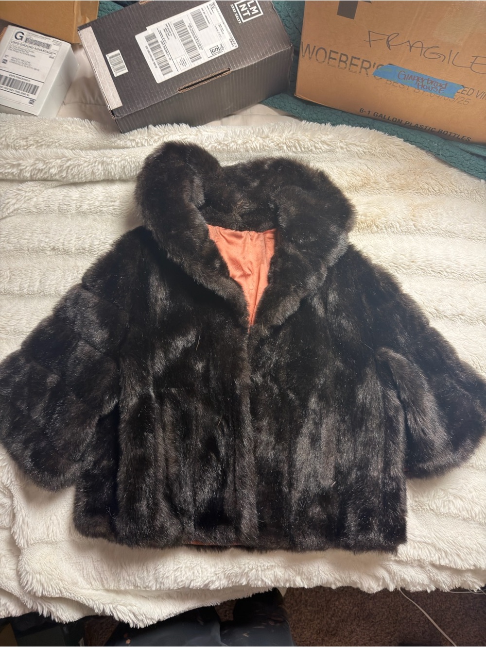 Vintage Faux Fur Jacket